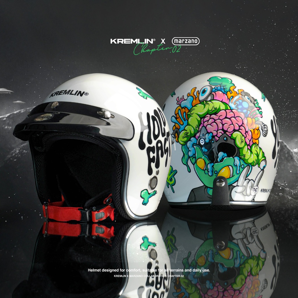 KREMLIN X MARZANO - Helm Retro Chapter.02 Collaboration - ALIENOID