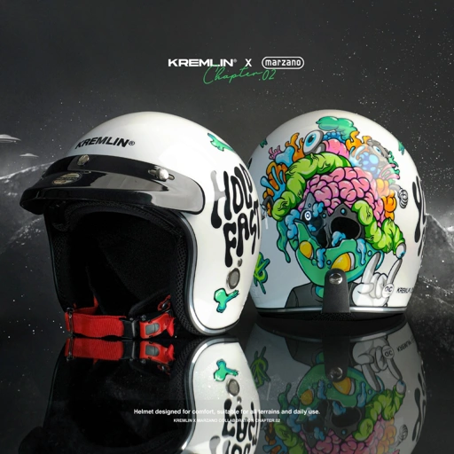 Image of KREMLIN X MARZANO - Helm Retro Chapter.02 Collaboration - ALIENOID