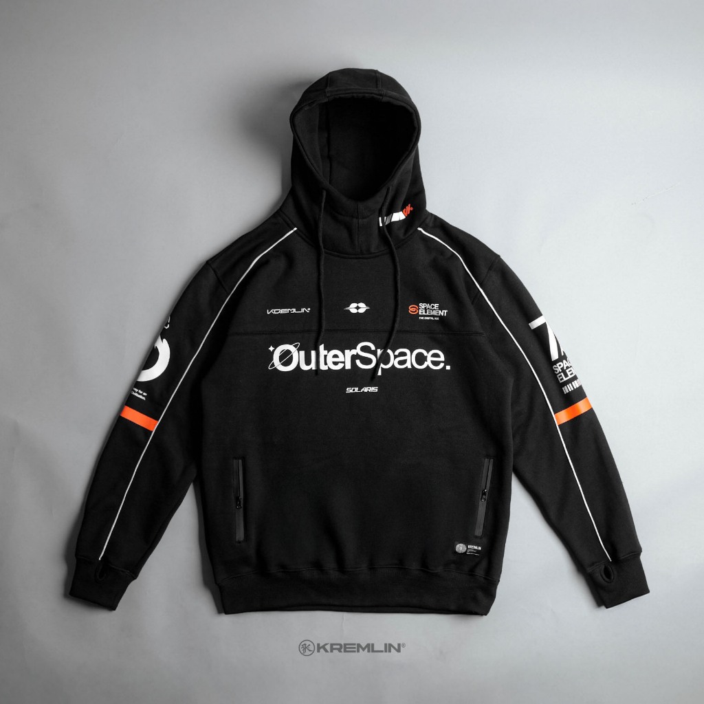 KREMLIN Pullover Hoodie Space Black Edition v.2 - Solaris Black