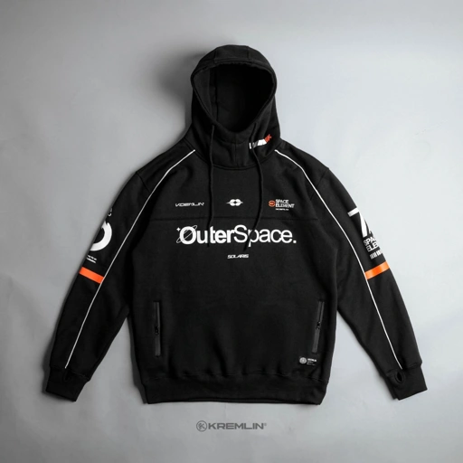 Image of KREMLIN Pullover Hoodie Space Black Edition v.2 - Solaris Black