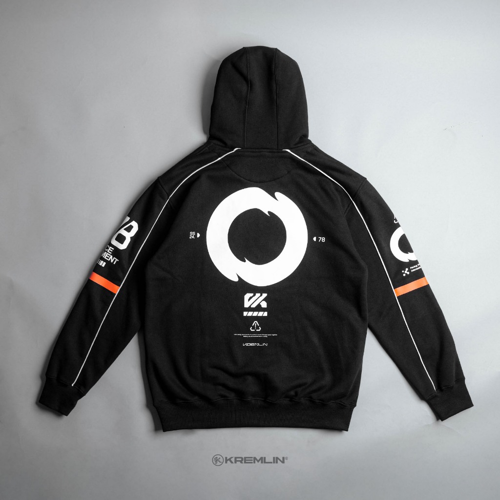 KREMLIN Pullover Hoodie Space Black Edition v.2 - Solaris Black