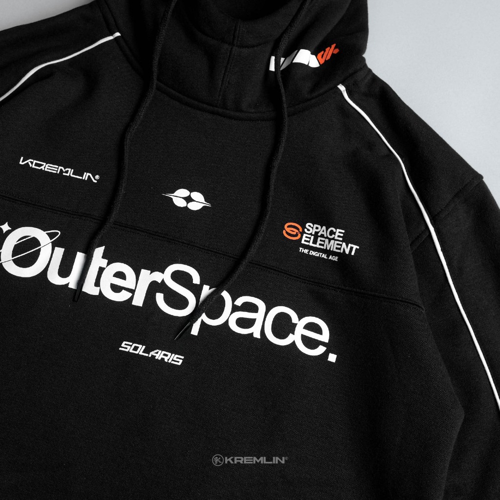 KREMLIN Pullover Hoodie Space Black Edition v.2 - Solaris Black