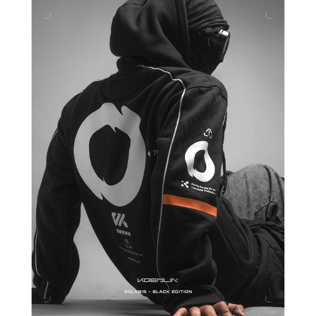 KREMLIN Pullover Hoodie Space Black Edition v.2 - Solaris Black