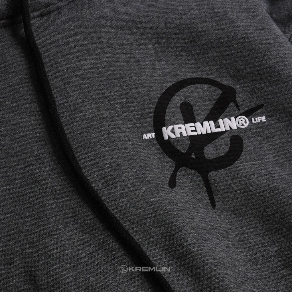 KREMLIN Pullover Hoodie Typo Graphic HD Puff - Mirage