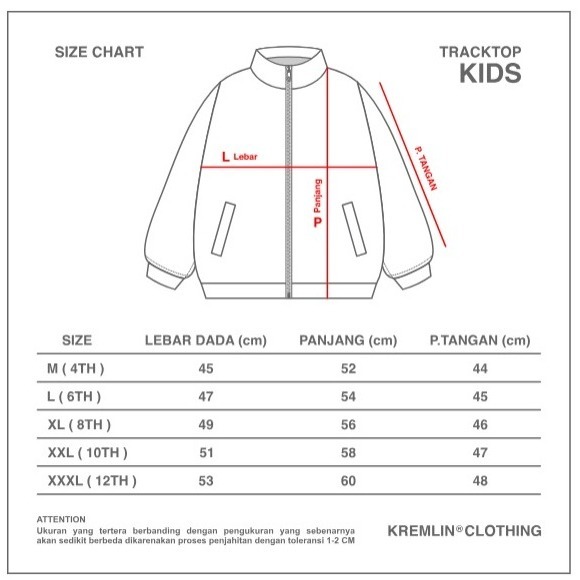 Kremlin Tracktop Suit Jacket Kids - KATANA