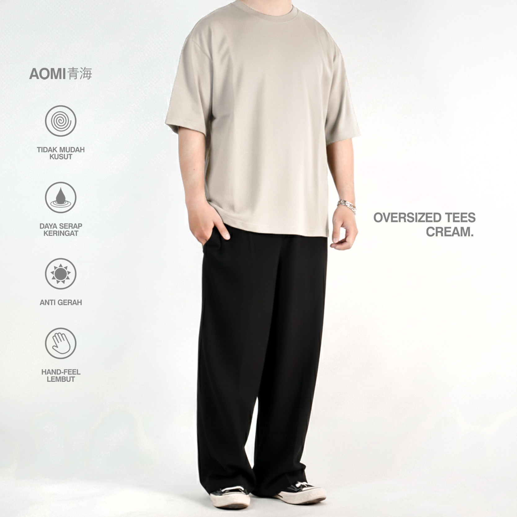 KREMLIN Oversized T-shirt AOMI Series Coolbreeze - AISU