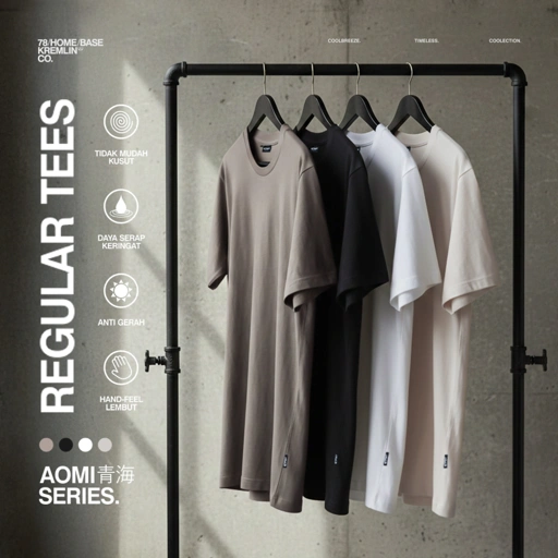 Image of KREMLIN Regular T-shirt AOMI Series Coolbreeze - SORA