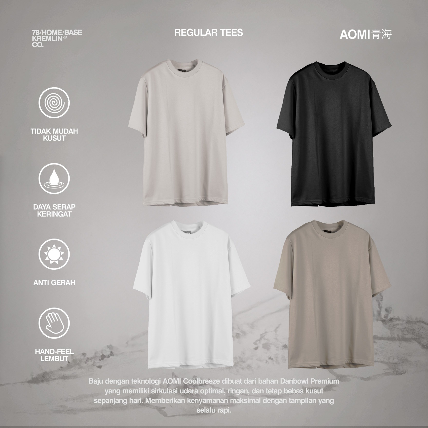 KREMLIN Regular T-shirt AOMI Series Coolbreeze - SORA