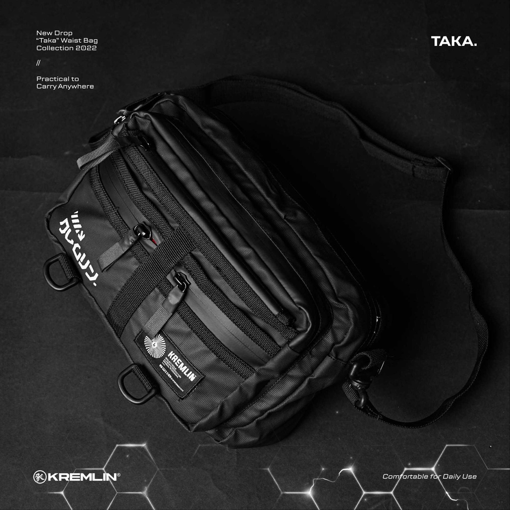KREMLIN Waistbag Tas Pinggang 3 Style Original - TAKA