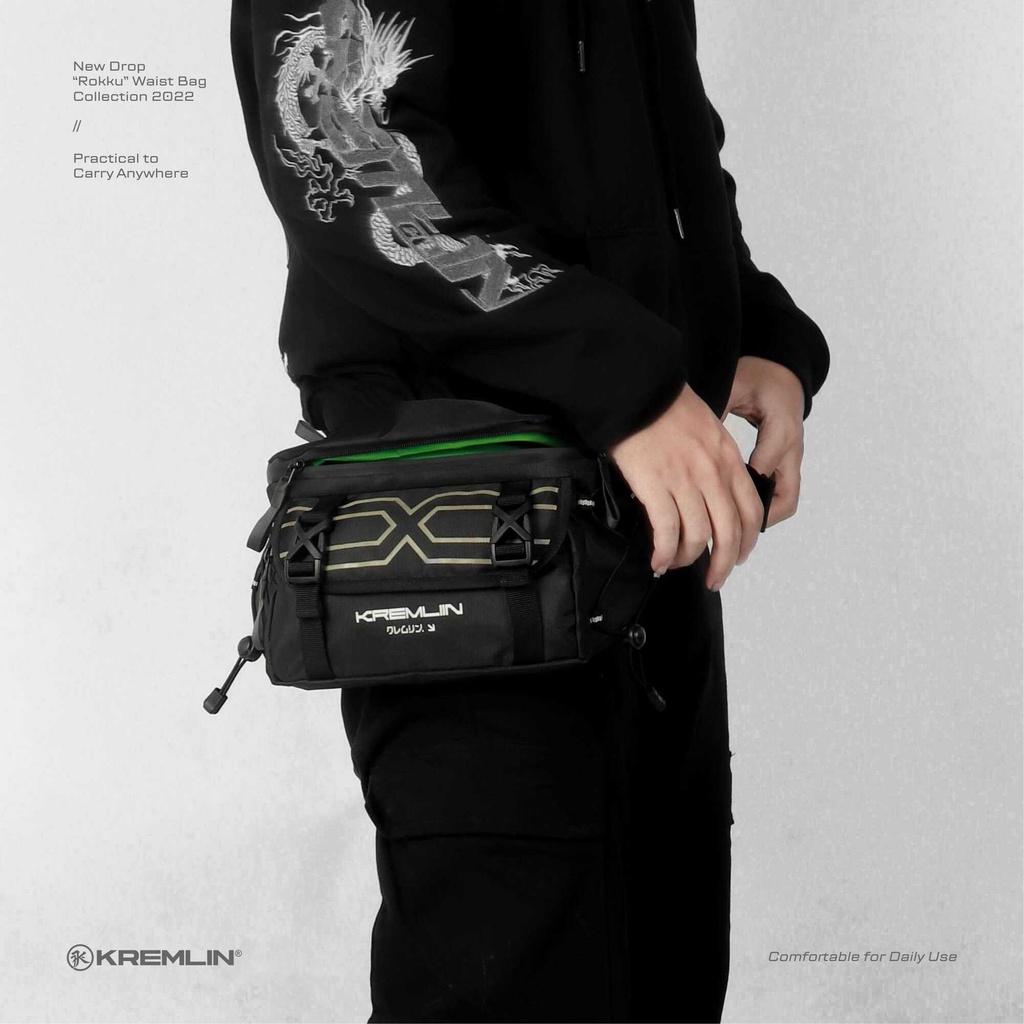 KREMLIN Waistbag Tas Pinggang Original - ROKKU