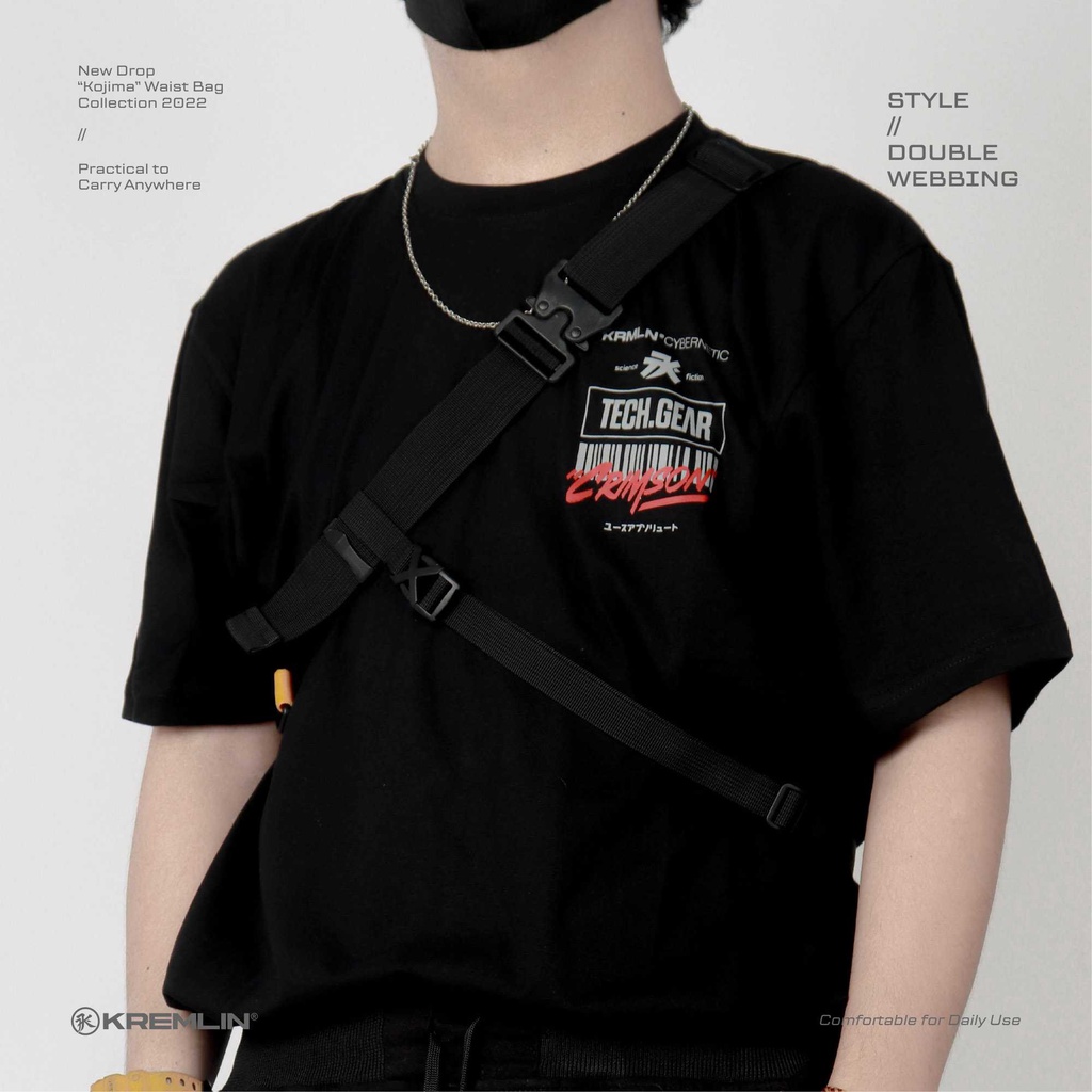 KREMLIN Waistbag Double Strap Tas Pinggang Original - KOJIMA