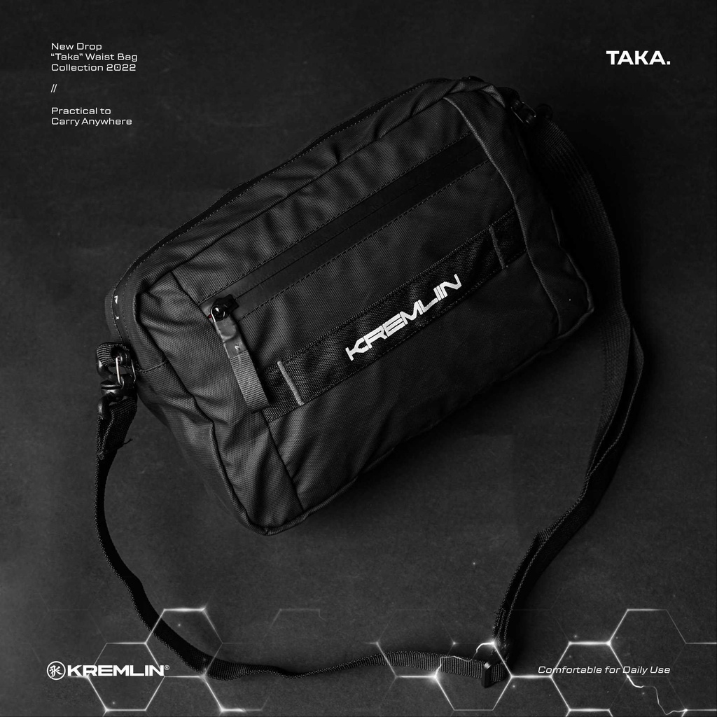 KREMLIN Waistbag Tas Pinggang 3 Style Original - TAKA