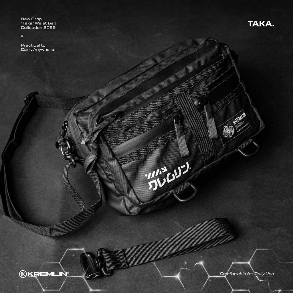 KREMLIN Waistbag Tas Pinggang 3 Style Original - TAKA