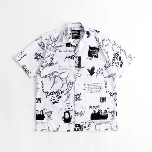 Image of KREMLIN Shirt Kemeja Fullprint - Rockstar
