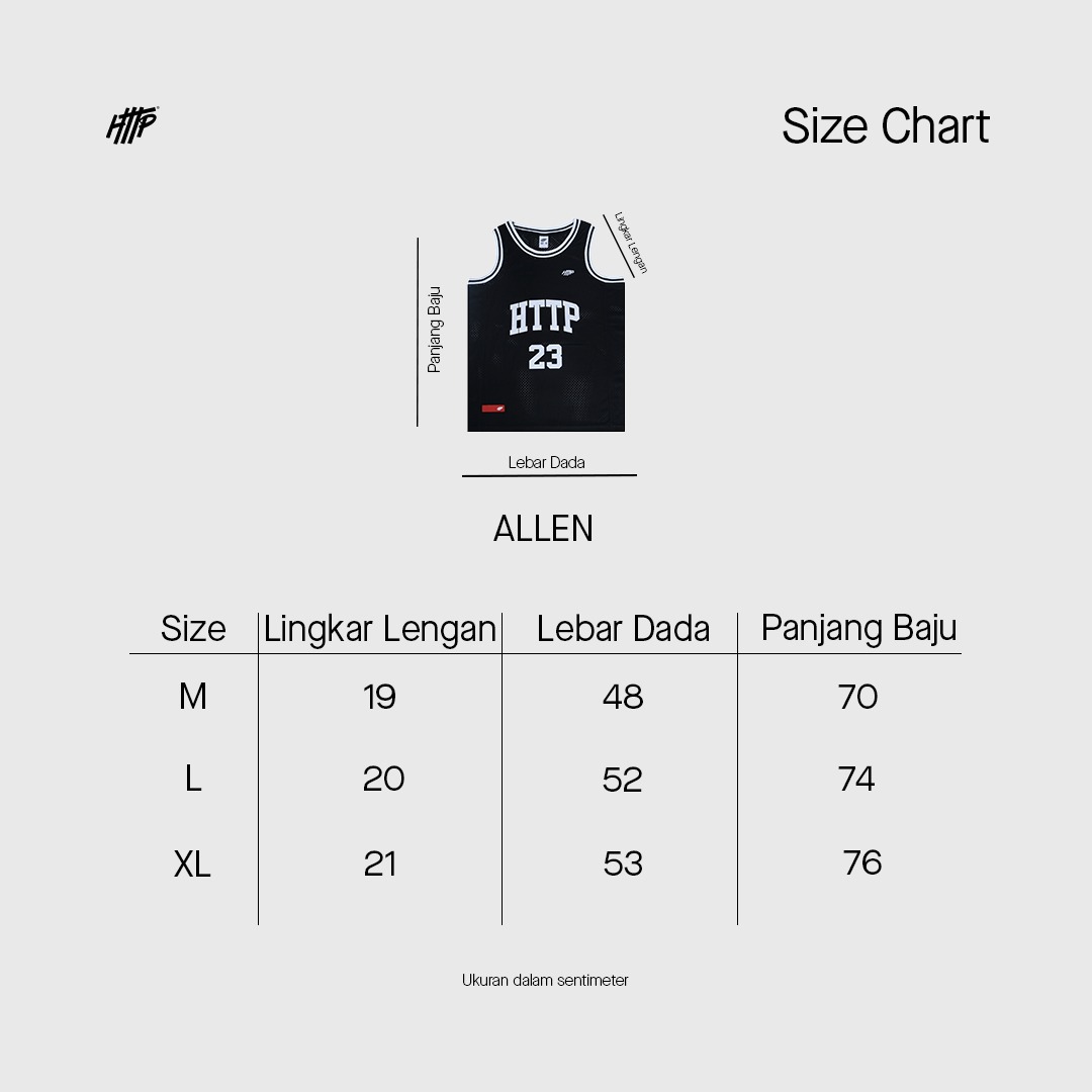 HTTP - Larry Allen - Satuan One Set Jersey Mesh