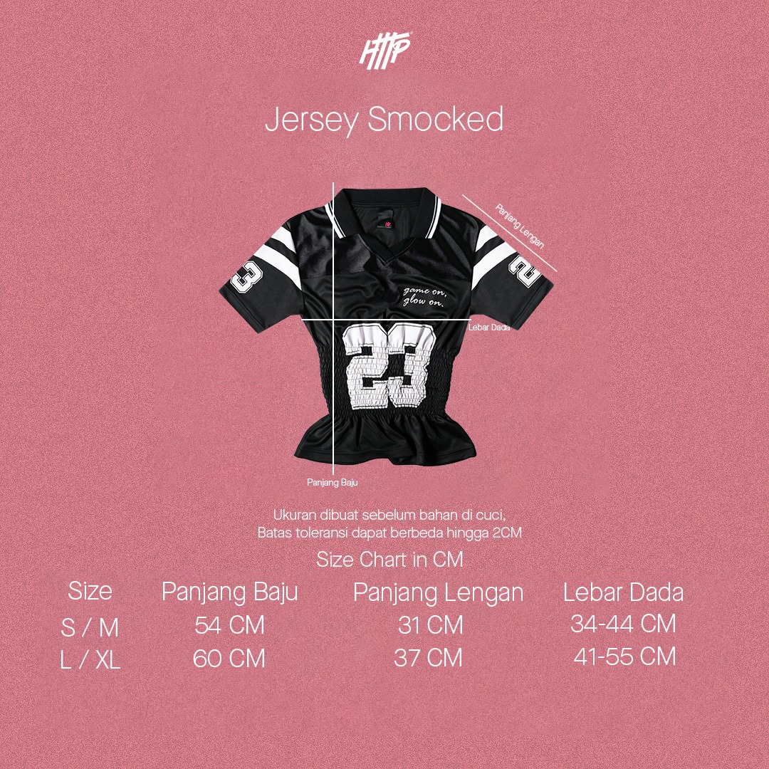 HTTP OFFICIAL - FLEXY - Jersey Kerut Smocked Atasan Wanita