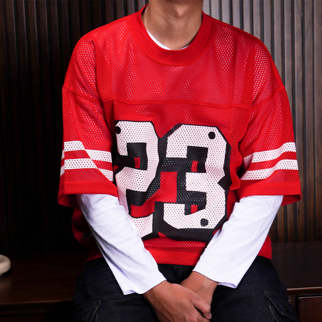 HTTP - Worth - Jersey Oversize Mesh Fit Boxy