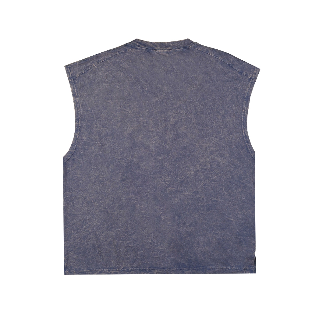 HTTP - FORA DENIM - Singlet Kaos Polos Premium  Lembut Elastis Tanktop Washed Oversized Denim
