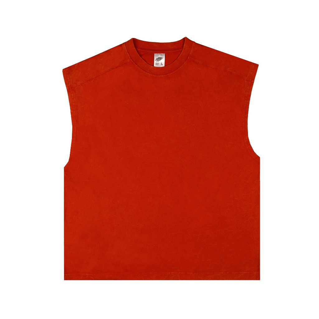 HTTP - Fora Merah - Kaos Singlet Polos Washed Oversized