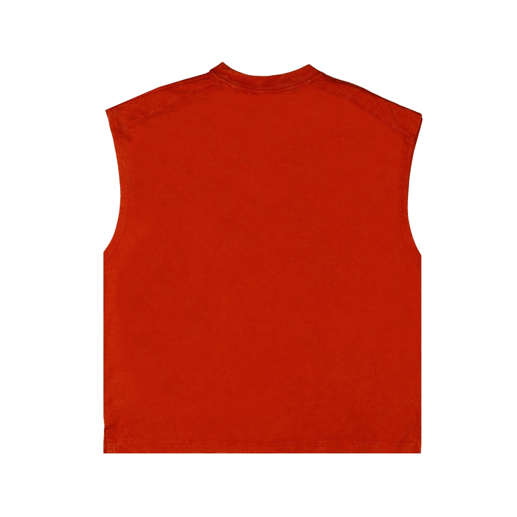 HTTP - Fora Merah - Kaos Singlet Polos Washed Oversized