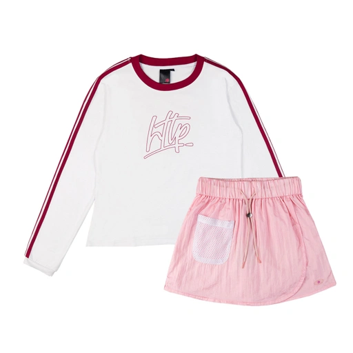 Image of HTTP WOMEN - Bundling Longsleeve T-Shirt Skorts Rok Celana