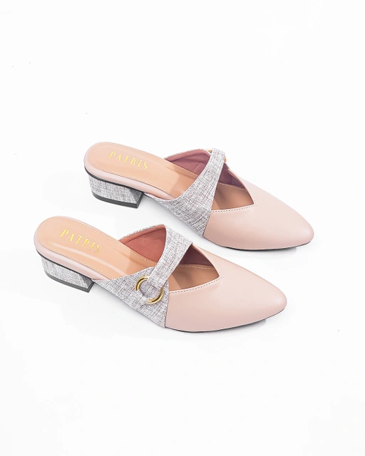 Image of PATRIS Genia Mules Wanita Heels / Hak 4 Cm
