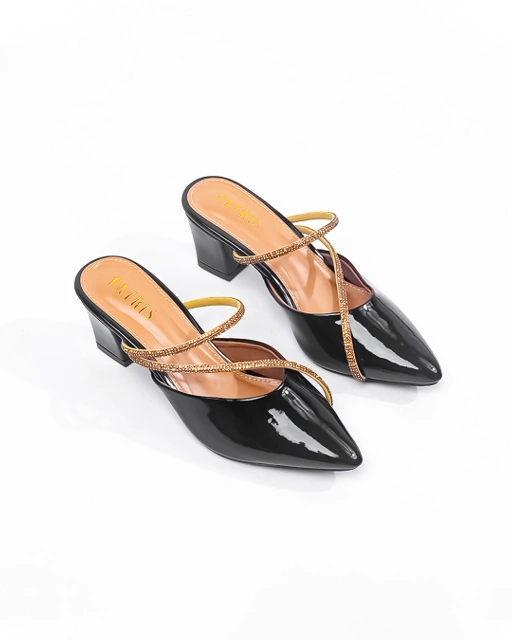 Image of PATRIS Labels Mules Wanita Heels / Hak 5 Cm
