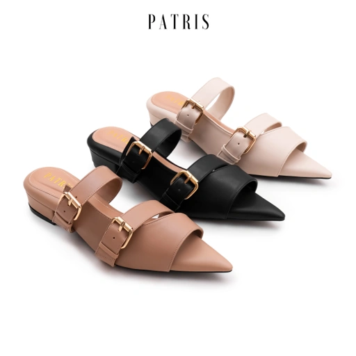Image of PATRIS Nami Mules Wanita Heels / Hak 3 Cm