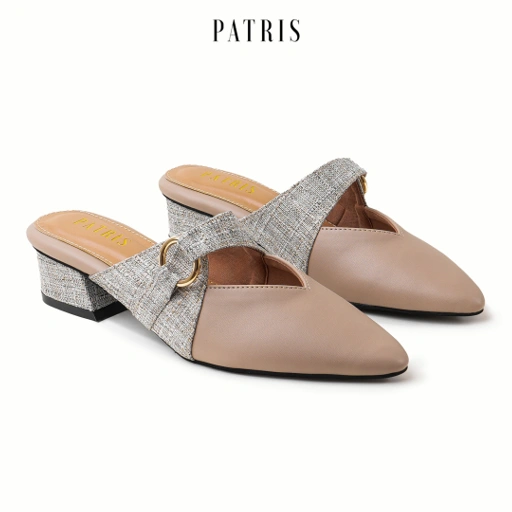 Image of PATRIS Genia Mules Wanita Heels / Hak 4 Cm