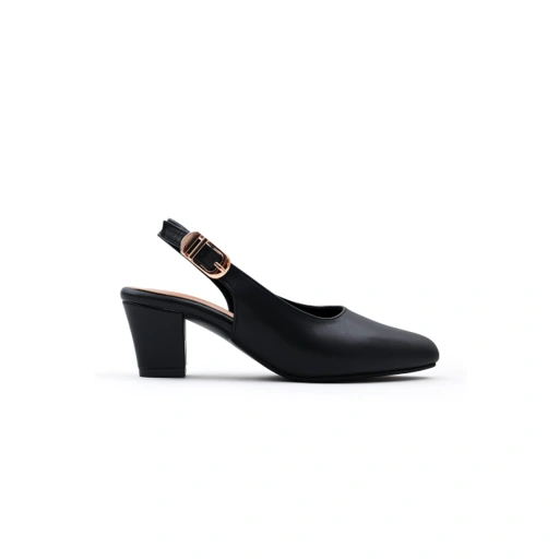 Image of PATRIS Lenora Mules Heels Wanita / Slingback Hak 5 Cm