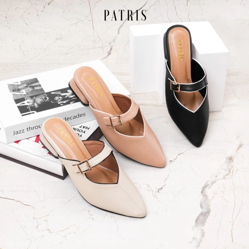 Image of PATRIS Poppy Mules Wanita Heels / Hak 3 Cm