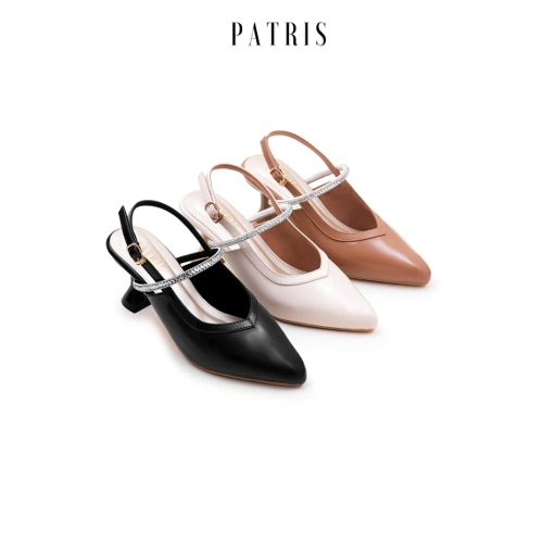 Image of PATRIS Caira Mules Wanita Heels / Hak 7 Cm