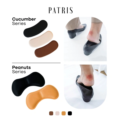 Image of PATRIS Comfort Insole Pad Premium - Bantalan High Density Foam Untuk Pelindung Tumit Kaki Anti Nyeri / Lecet Lebih Nyaman