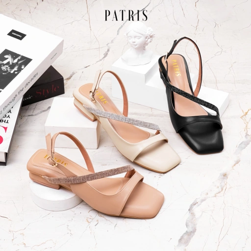 Image of PATRIS Boulevard Sandal Wanita Heels / Hak 2 Cm
