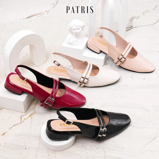 Image of PATRIS Lindy Mules Wanita Heels / Hak 2 Cm