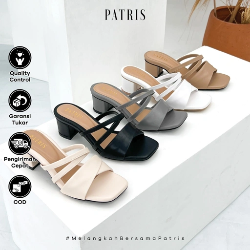 Image of PATRIS Carisha Sandal Wanita Heels / Hak 5 Cm