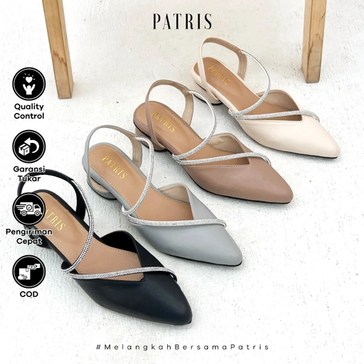 Image of PATRIS Celeste Mules Wanita Heels / Hak 5 Cm