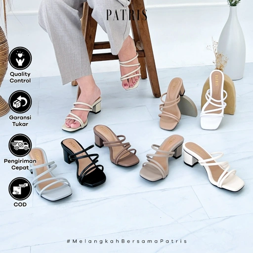Image of PATRIS Clara Sandal Wanita Heels / Hak 5 Cm