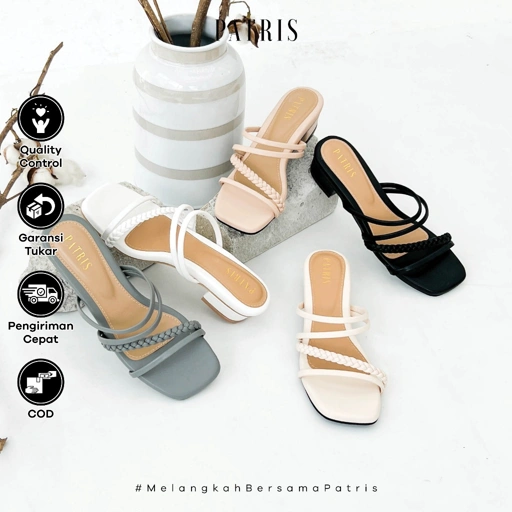 Image of PATRIS Edrea Sandal Wanita Heels / Hak 3 Cm