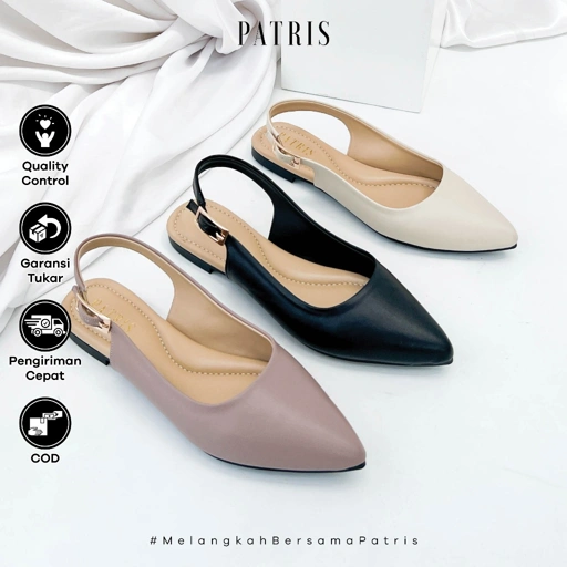 Image of PATRIS Adeline PTS 101 Mules Wanita Heels / Hak 1 Cm