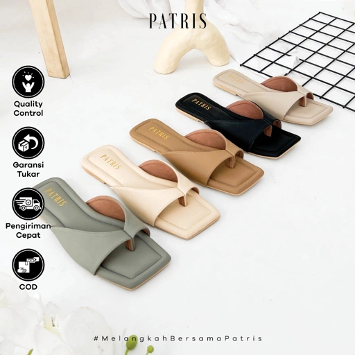 Image of PATRIS Joei Sandal Wanita Flat / Teplek