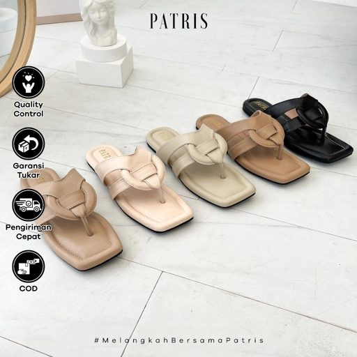 Image of PATRIS Ruth Sandal Wanita Flat / Teplek