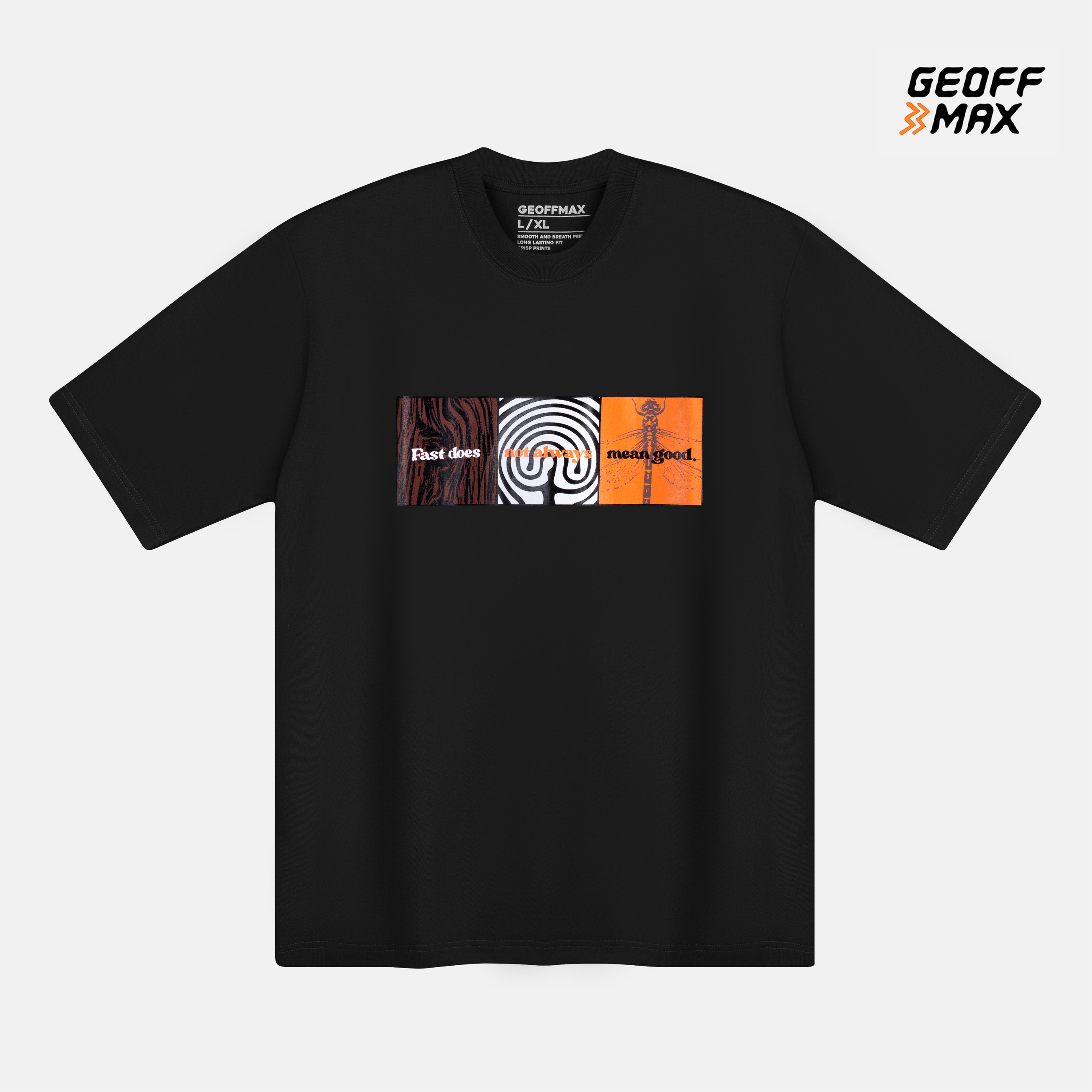 GMX Based Ethic Printed SS Compact™ Black Button