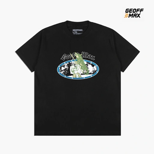 Image of GMX Based Wolf Vicious SS Compact™ Black Regular Fit Tee