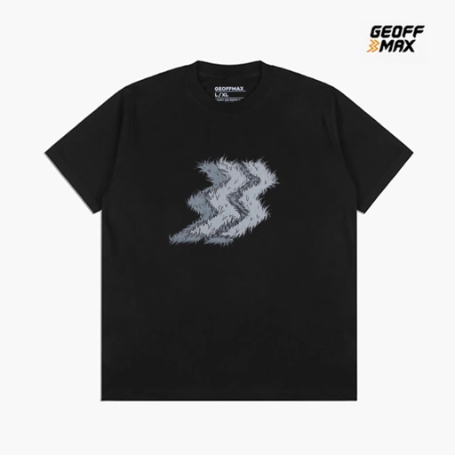 Image of GMX Based Fur Wolf SS Compact™ Black Regular Fit Tee