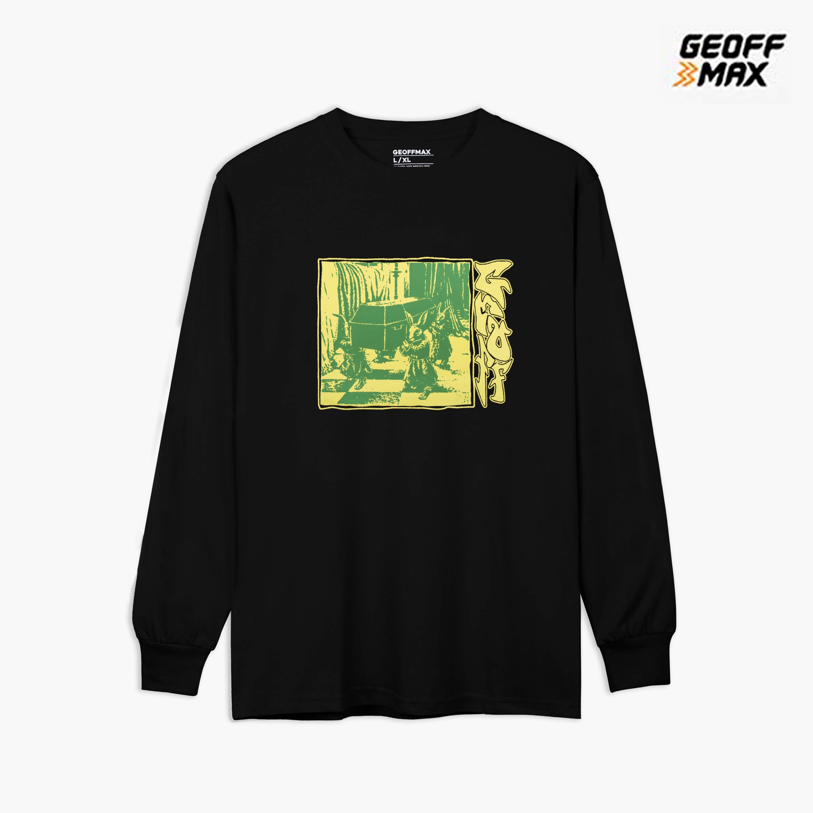 GMX Based Civil LS Compact™ Black Regular Fit Tee