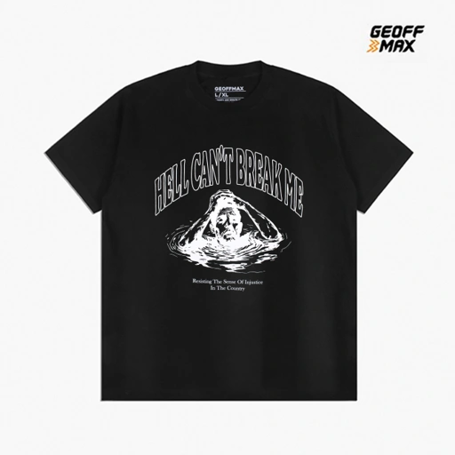 Image of GMX Based Hell Fire SS Compact™ Black Regular Fit Tee