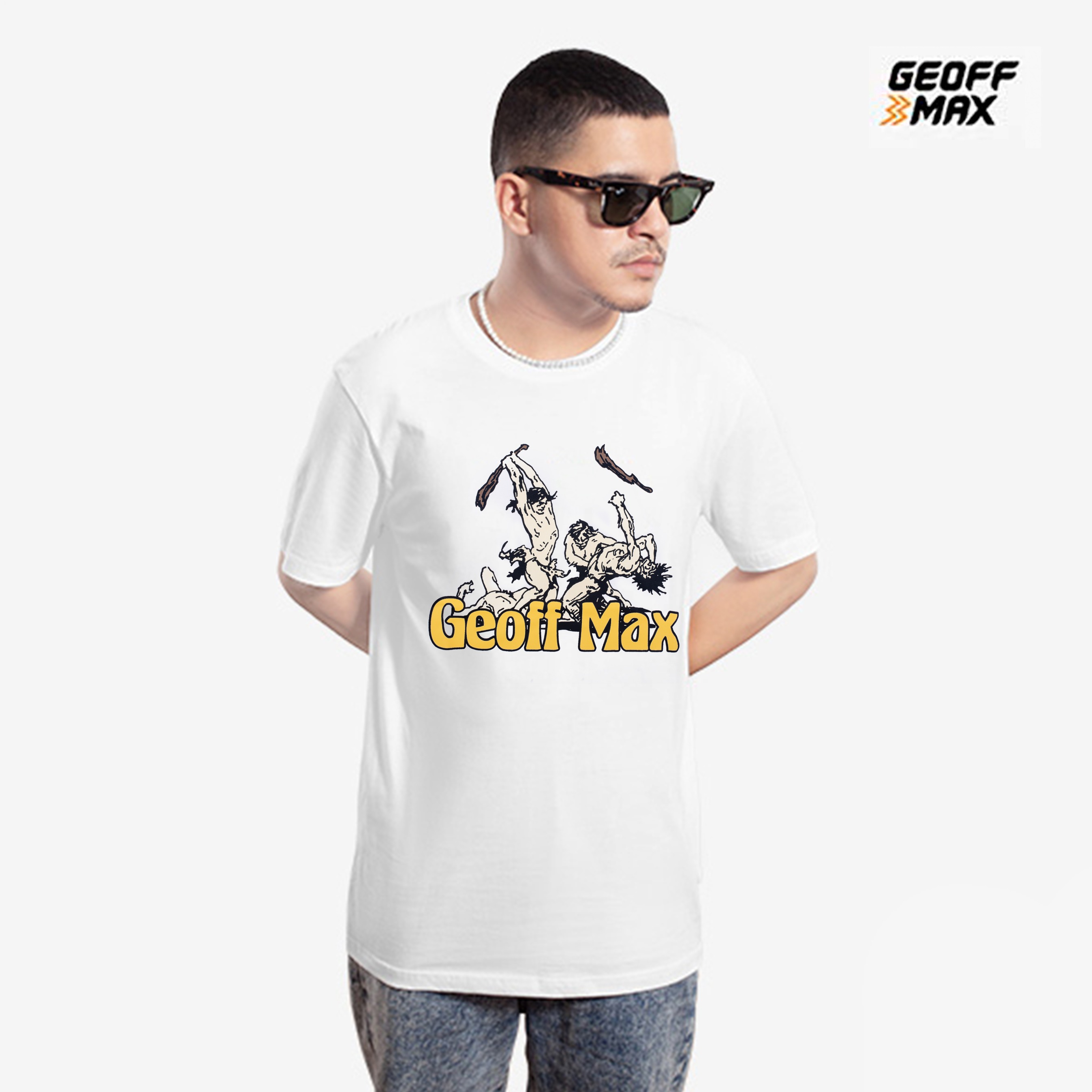 GMX Based Labor SS Compact™ White Reguler Fit Tee