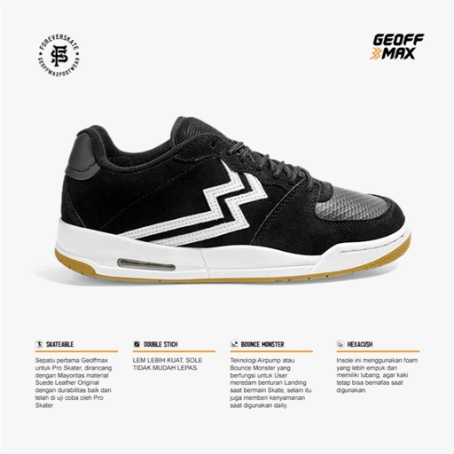 Image of Stance Fs Black White