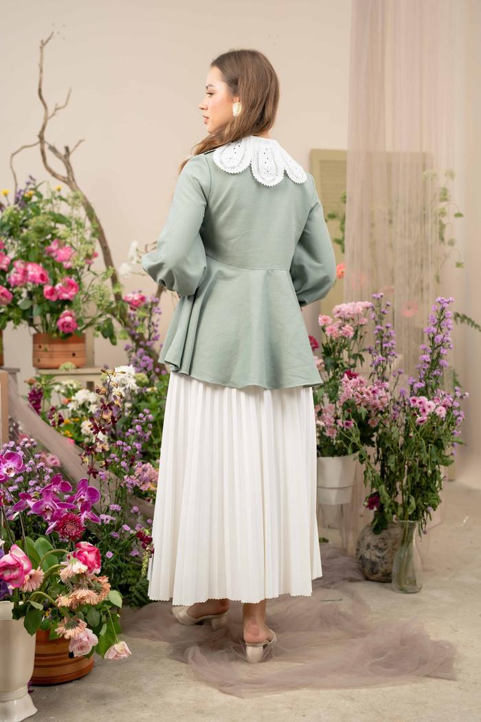 Oxford Blouse (Minor) Copper Green